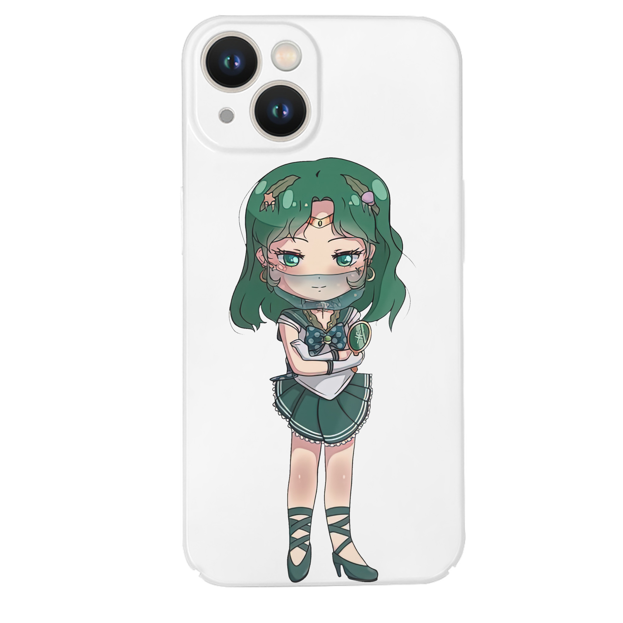 （画像用） 美少女戦士セーラームーン 海王 みちる（かいおう みちる） Sailor Moon Kaiou Michiru 【iPhone 14シリーズ対応】ハードケース